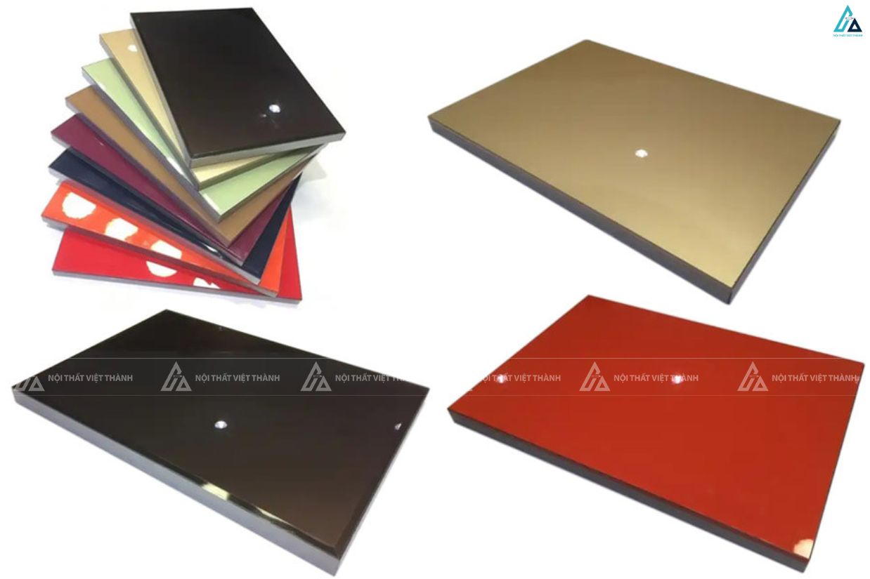 Gỗ MDF phủ Acrylic bóng gương giúp phản xạ ánh sáng