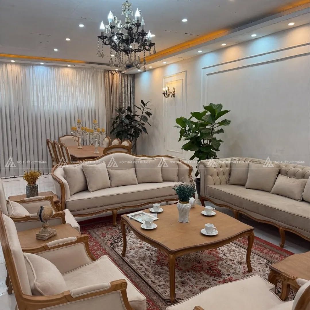 Mẫu sofa phong cách tân cổ điển sang trọng