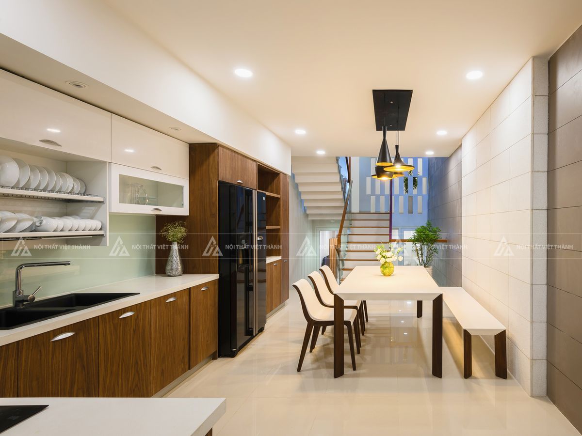Nội thất phòng bếp nhà ống đầy đủ công năng