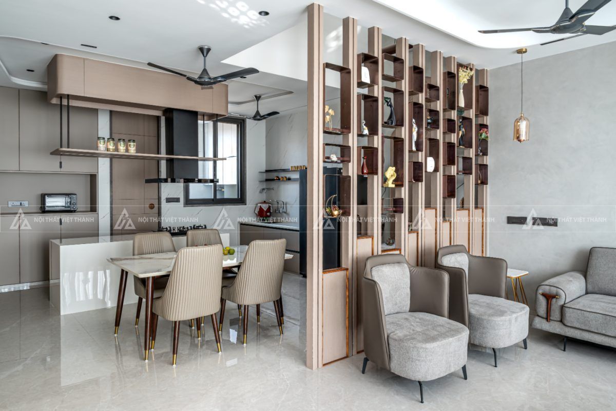 Nội thất nhà phố  phong cách hiện đại sang trọng
