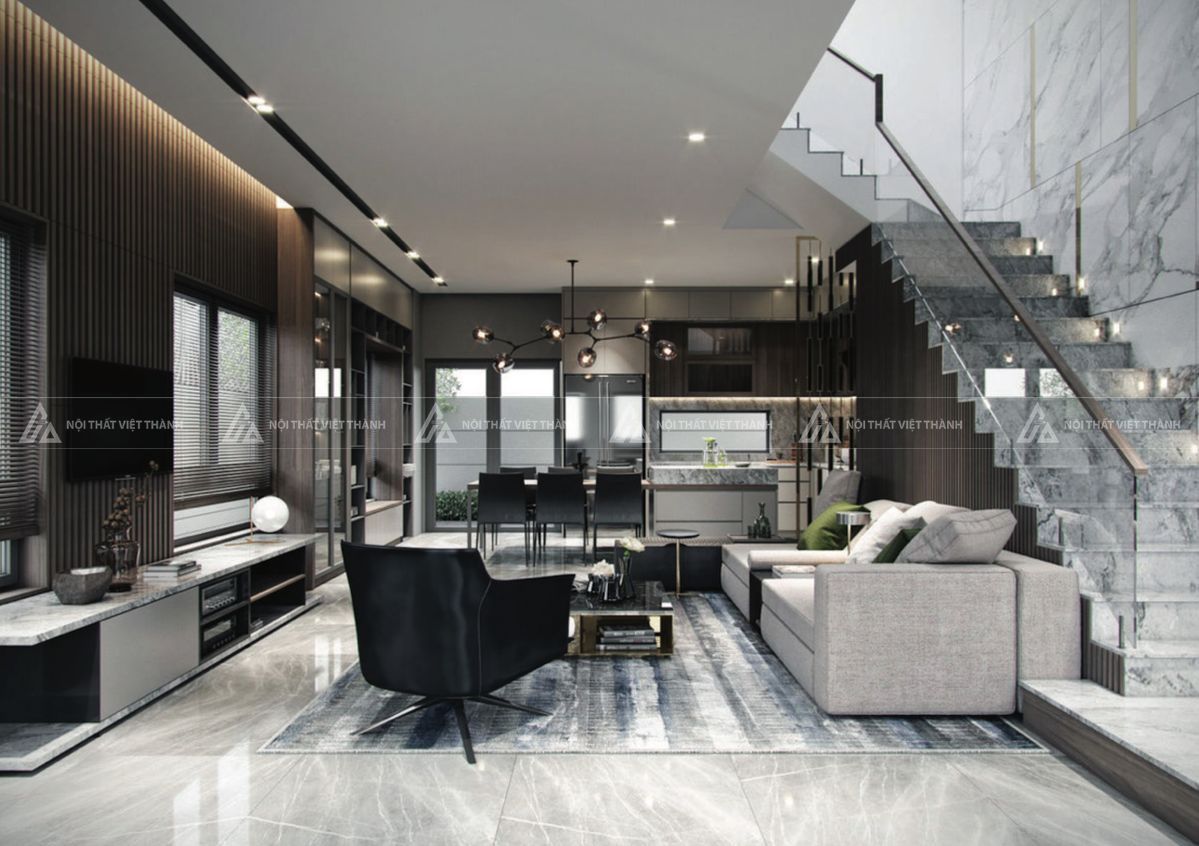 Nội thất nhà phố phong cách Luxury