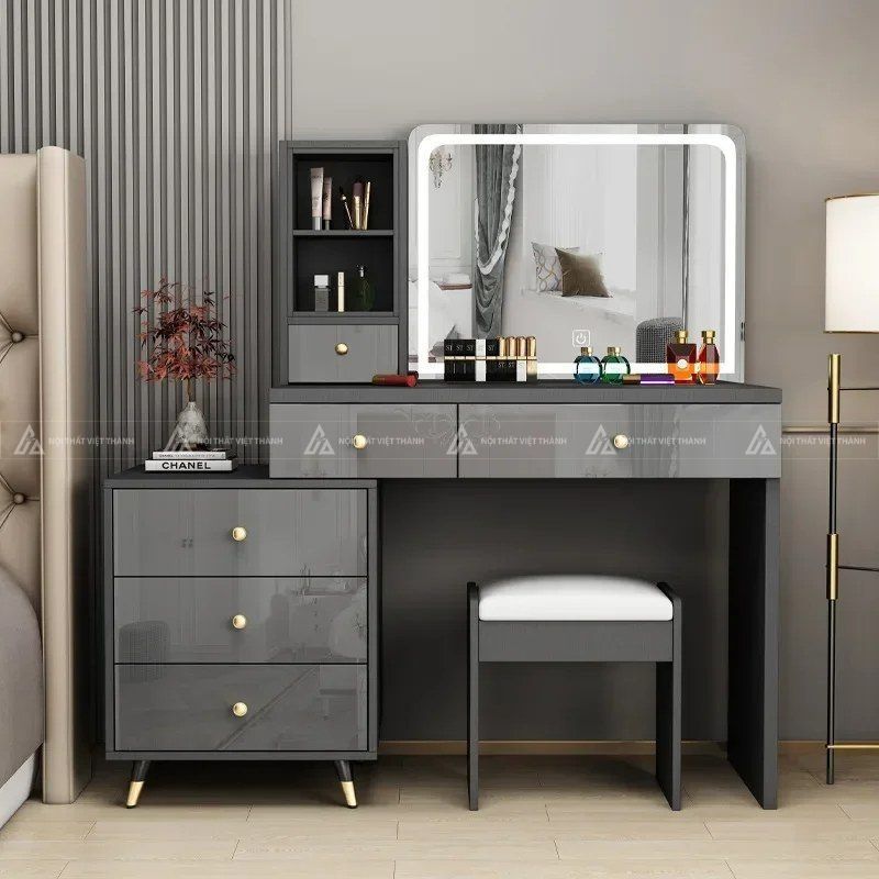 Bàn trang điểm gỗ công nghiệp bền đẹp