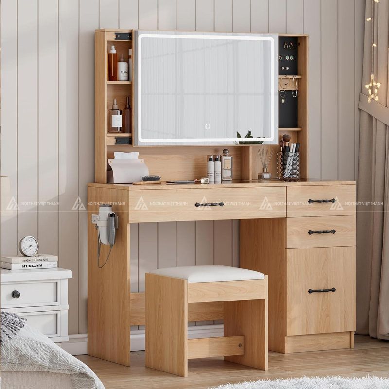 Mẫu bàn trang điểm thiết kế tối giản