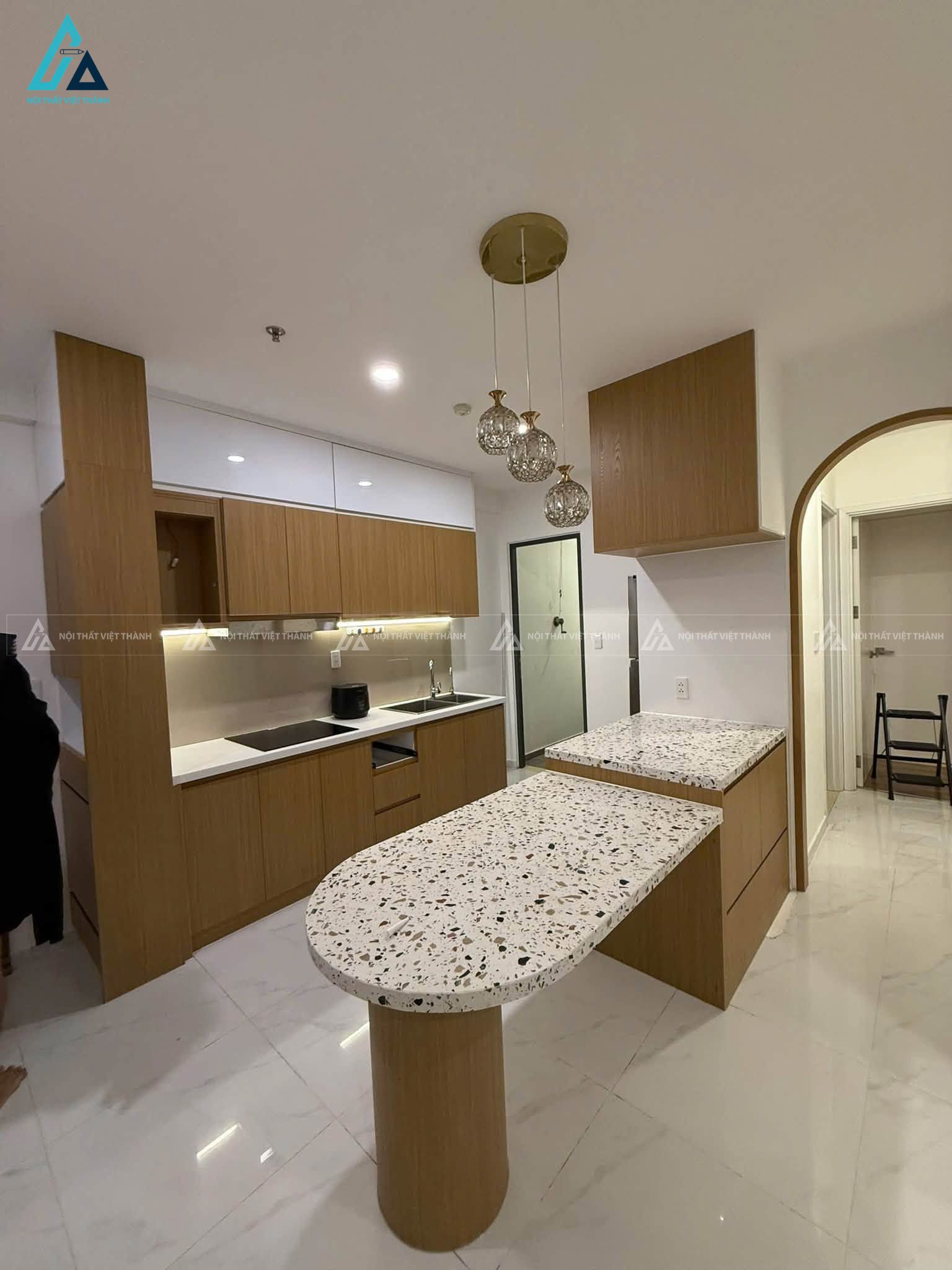 Thi công nội thất căn hộ chung cư ông Hải Bình Đức Tây Ninh 2