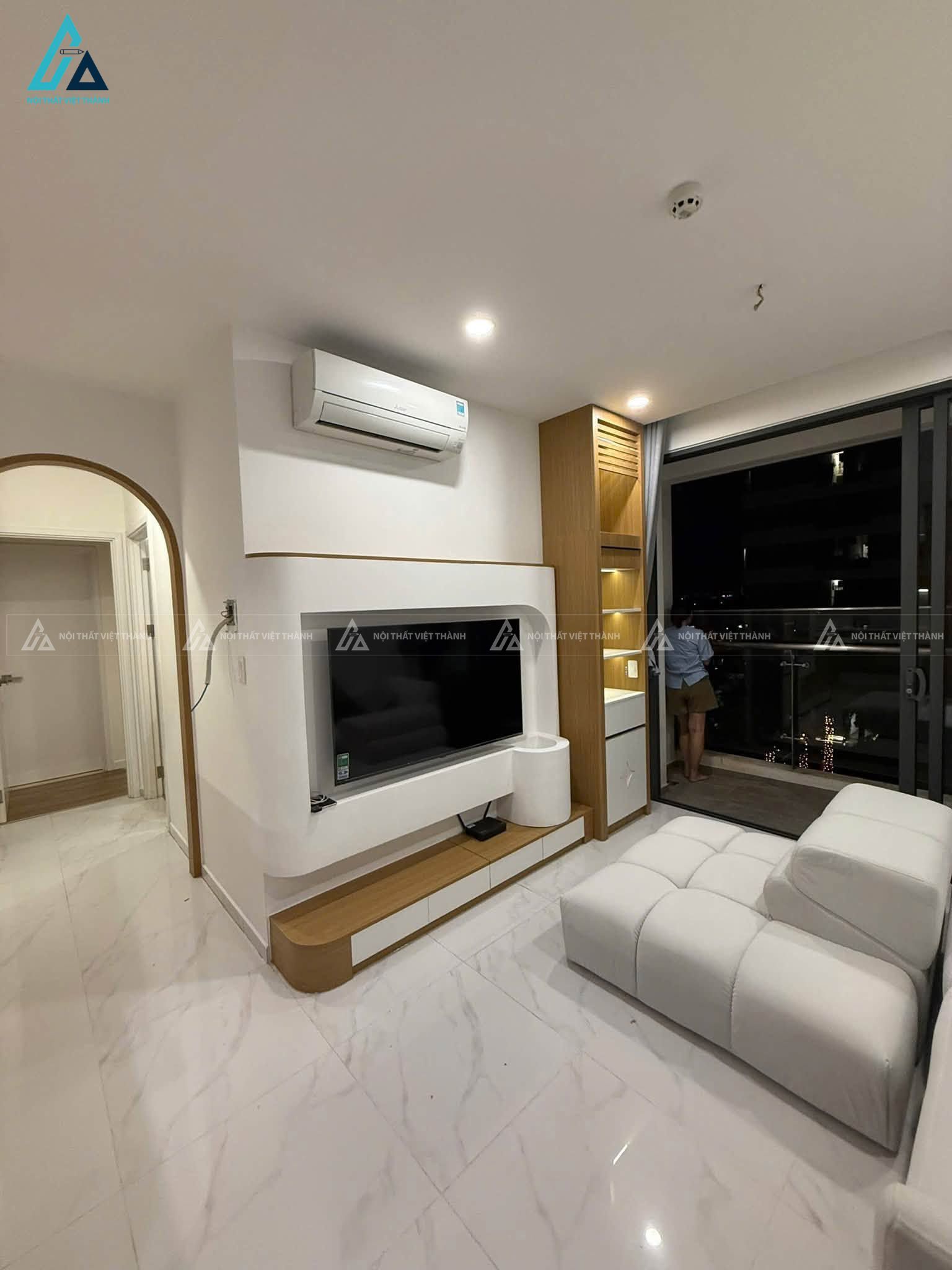 Thi công nội thất căn hộ chung cư ông Hải Bình Đức Tây Ninh 3