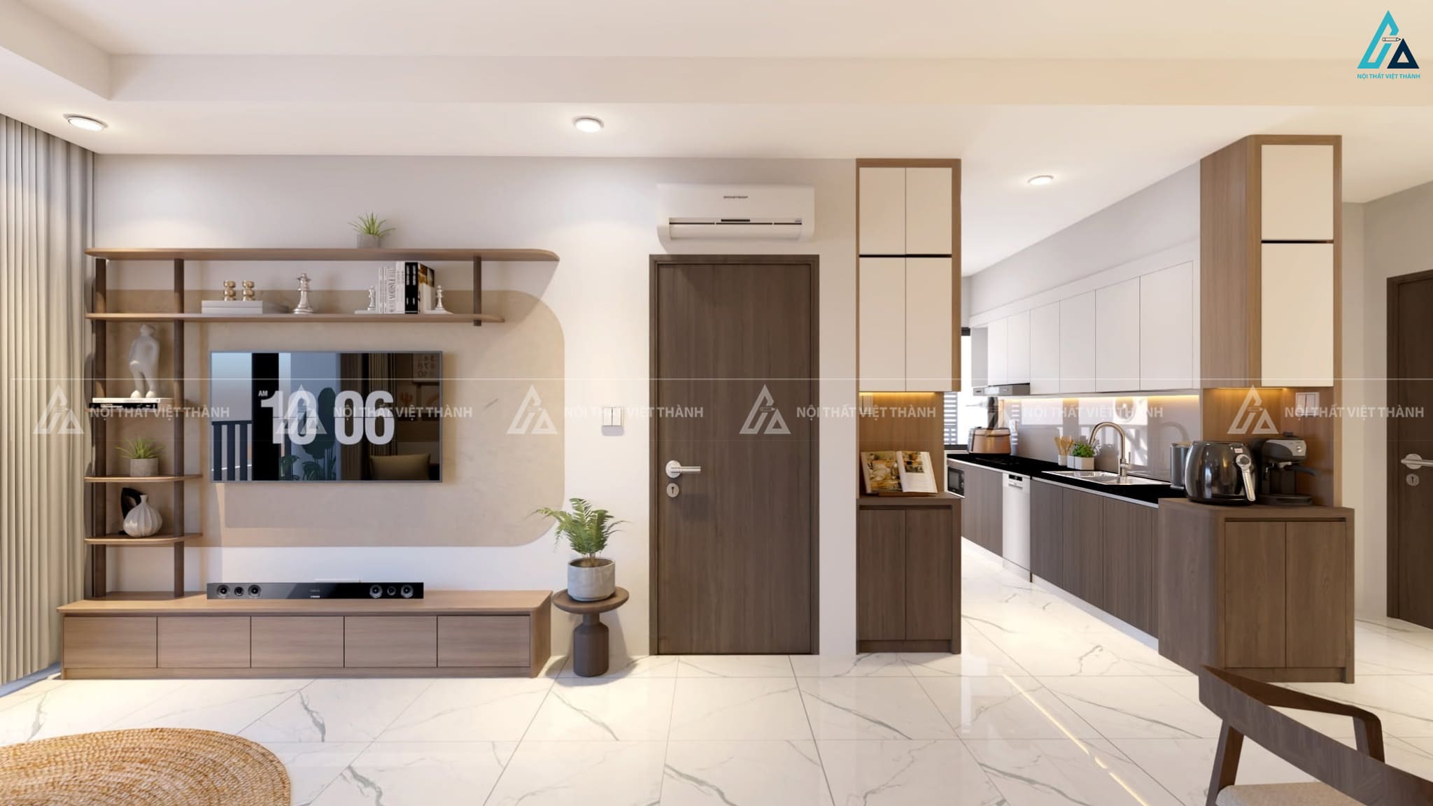 Thi công nội thất căn hộ chung cư anh Điền Tây Thạnh Hồ Chí Minh