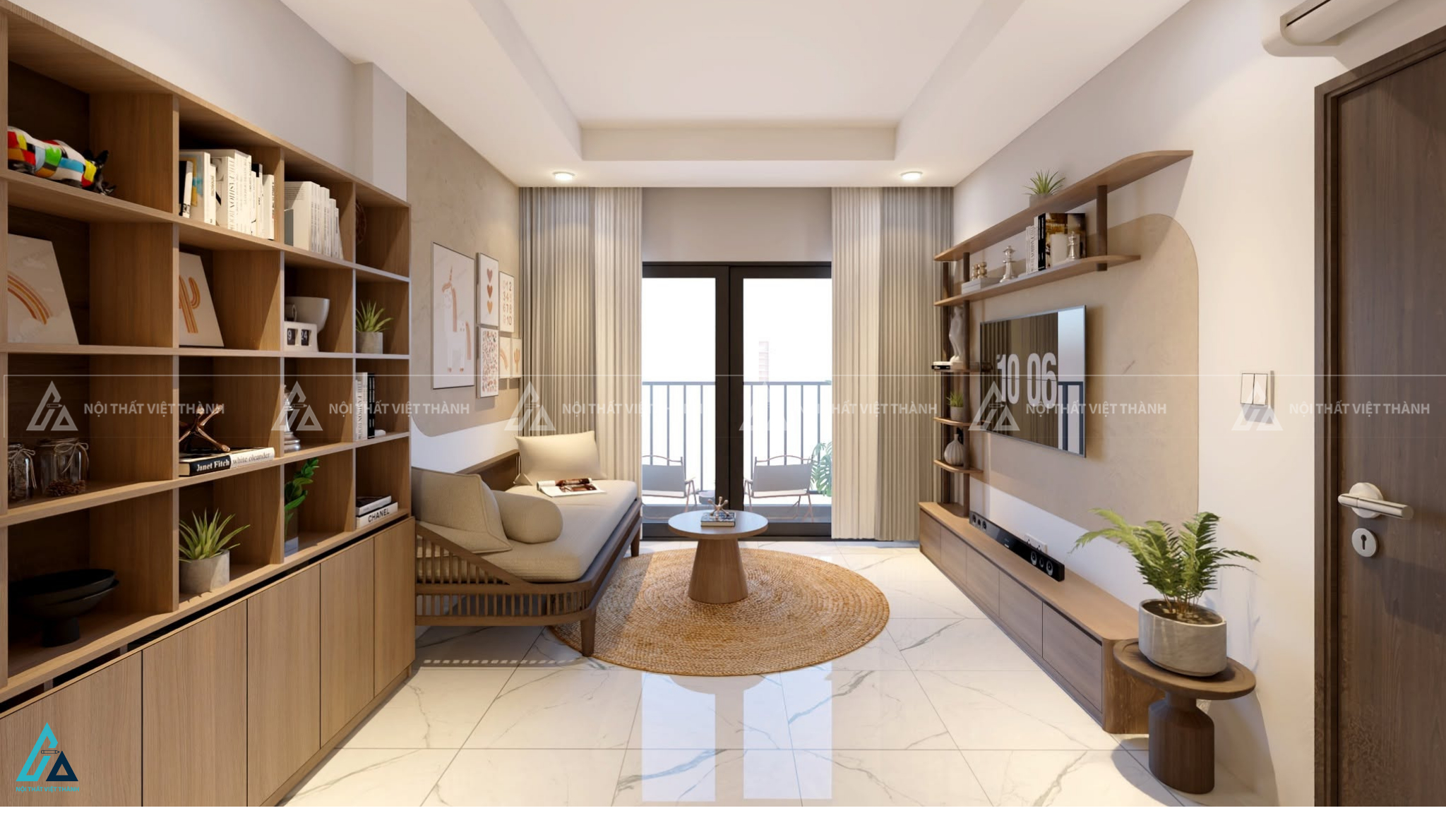 Thi công nội thất căn hộ chung cư anh Điền Tây Thạnh Hồ Chí Minh 4