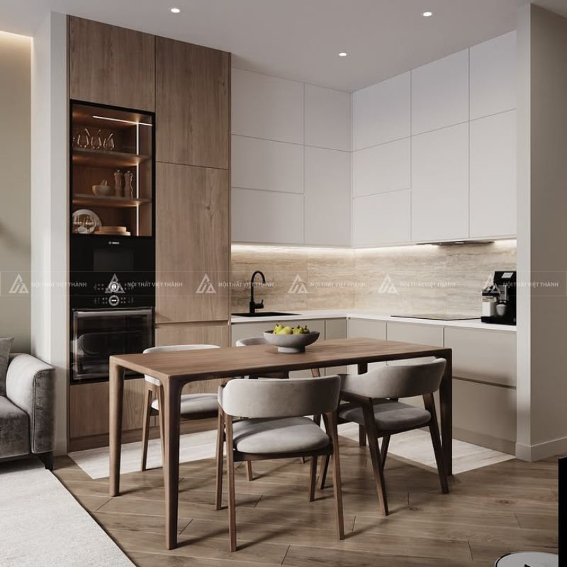 Lựa chọn bộ bàn ăn phù hợp với diện tích
