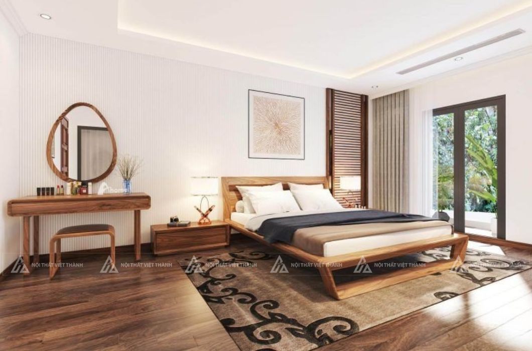Nội thất phòng ngủ nhà cấp 4 tiện nghi sang trọng