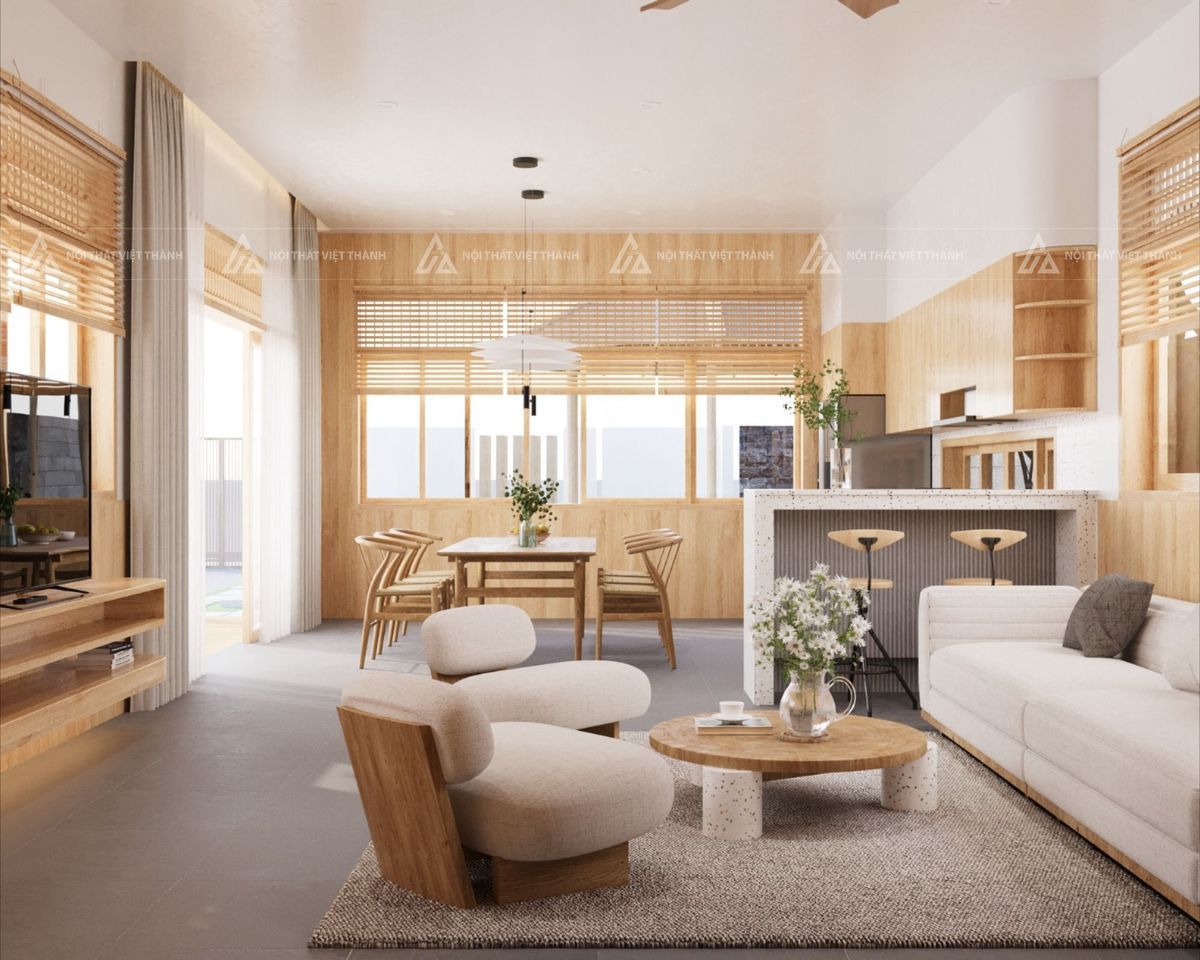 Thiết kế nội thất nhà cấp 4 theo từng diện tích (50m2, 60m2, 80m2, 100m2)