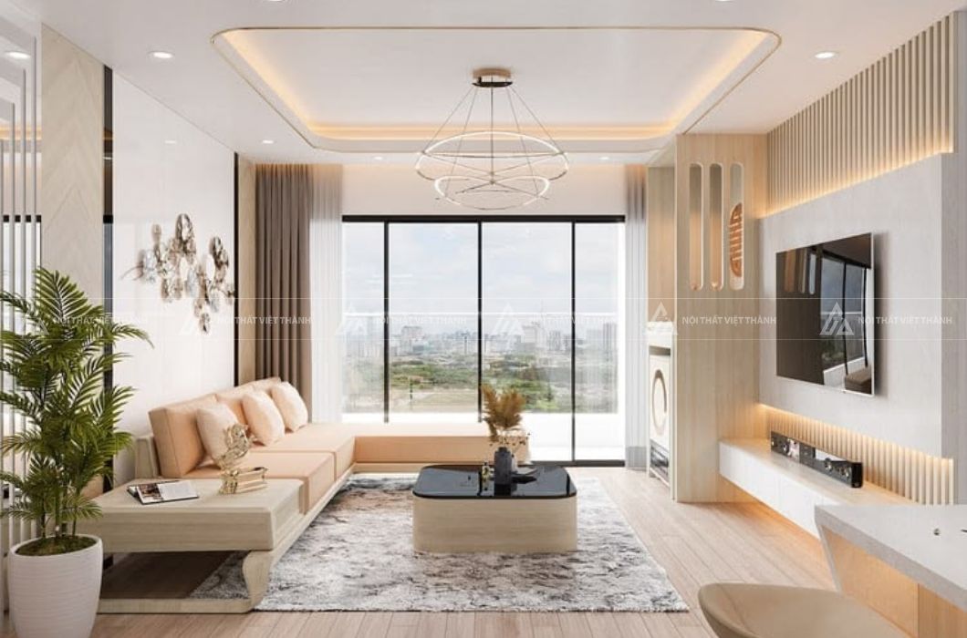 Thiết kế nội thất phòng khách chung cư căn hộ