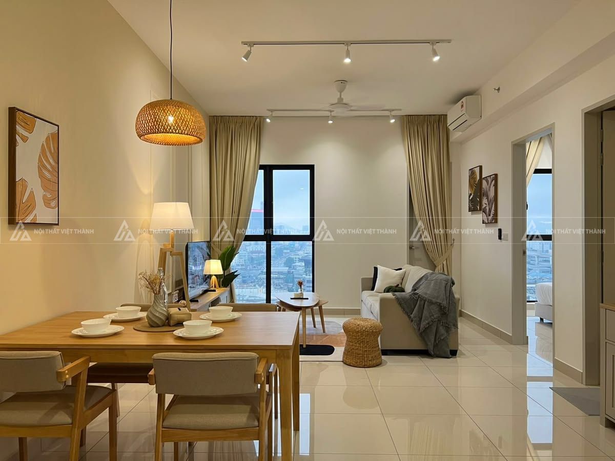 Nội thất chung cư căn hộ phong cách Bắc Âu ấm cúng
